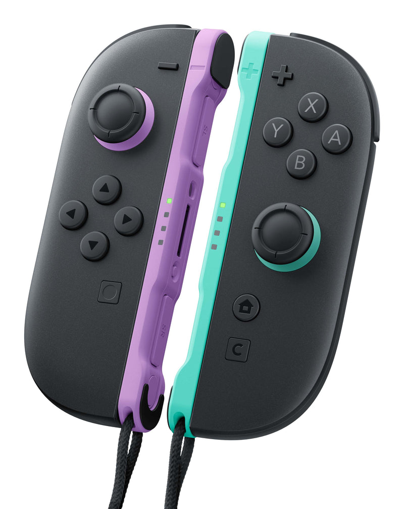 Nintendo Joy-Con 2 Pair Light Purple and Light Green for Nintendo Switch 2 side angle