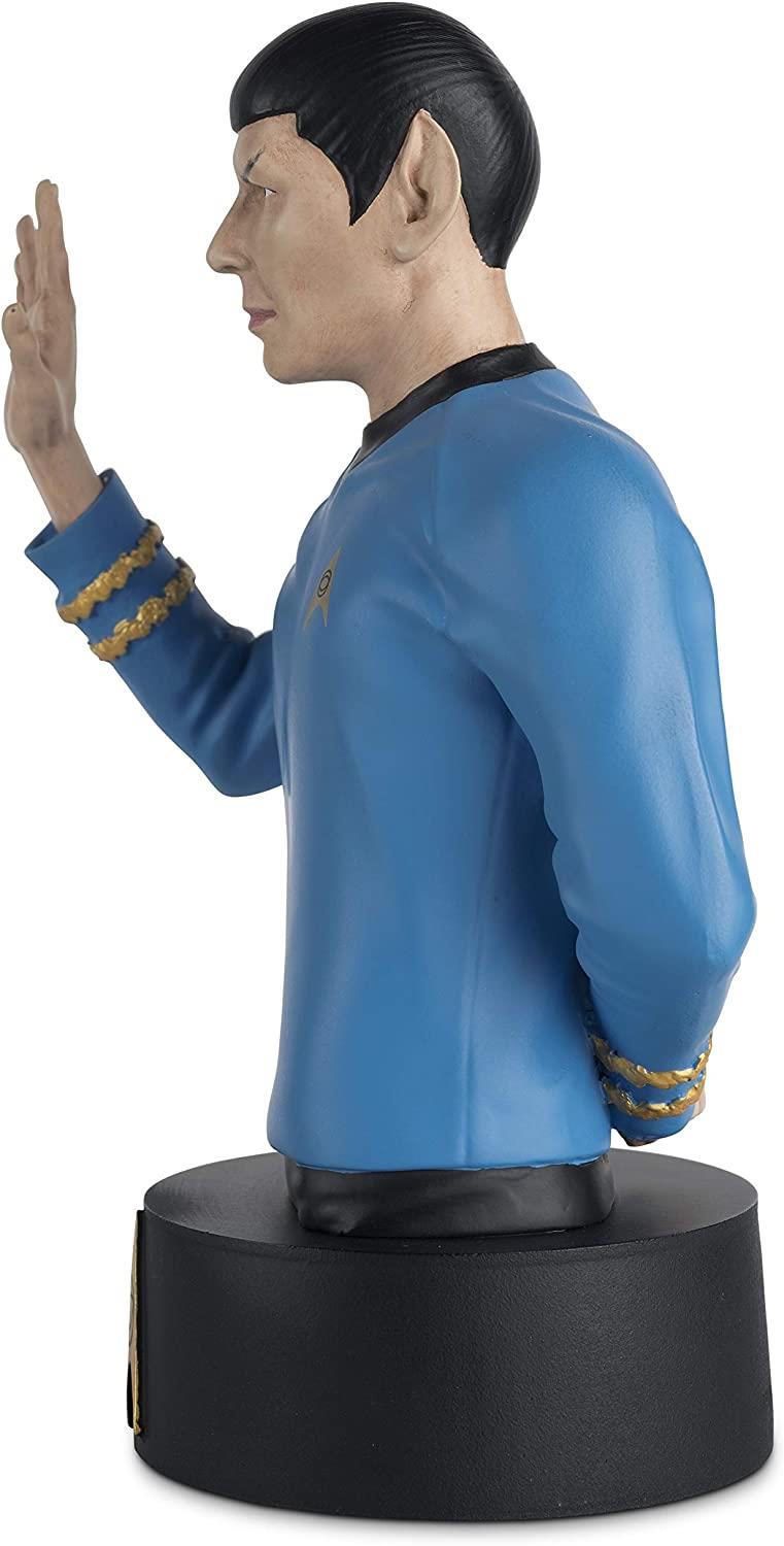 Commander Spock Model Die Cast Bust STBUK002 (Eaglemoss Star Trek The Official Busts Collection), side angle