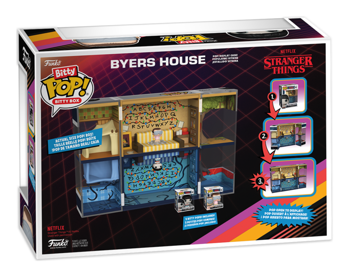Bitty Boxes - Stranger Things - Byer's House, close-up detail