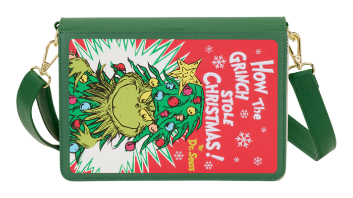 Loungefly Dr.Seuss Grinch Holiday Crossbody Bag