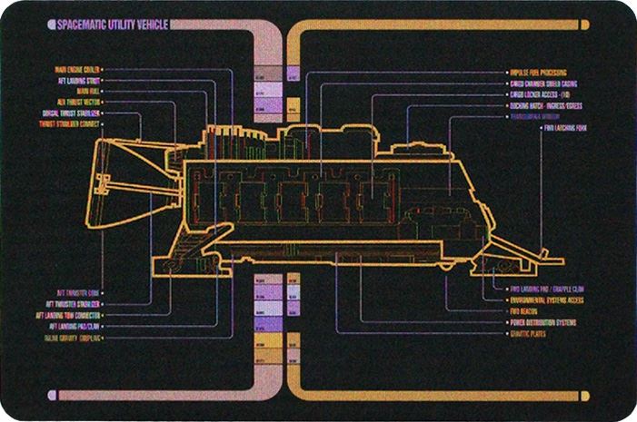 Cyrano Jones' Spacematic Shuttlecraft Model Die Cast Ship (Eaglemoss / Star Trek), alternate view