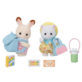 Sylvanian Families Nursery Friends - Walk Along Duo for Ages 3 and Up, side angle