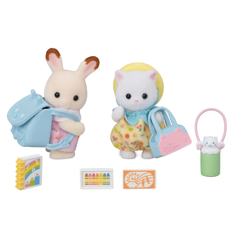 Sylvanian Families Nursery Friends - Walk Along Duo for Ages 3 and Up, side angle