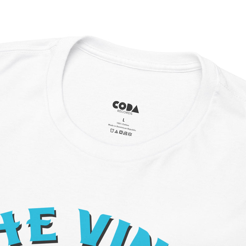 The Vinyl Frontier T-Shirt, close-up detail