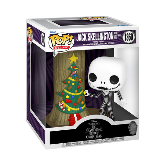 Nightmare Before Christmas - Jack with Christmas Door Funko Pop! Deluxe Vinyl Figure, alternate view