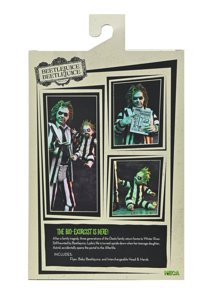 Beetlejuice Beetlejuice: Striped Suit Beetleuice Ultimate 7" Scale Action Figure