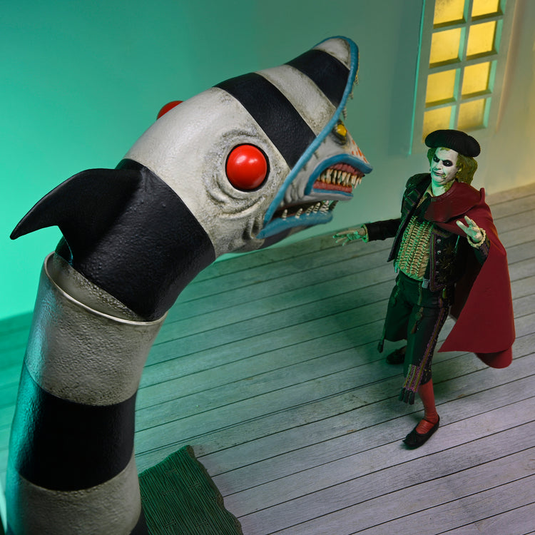 Beetlejuice Beetlejuice: Matador Beetlejuice and Sandworm Ultimate 7" 2-Piece Scale Action Figure (Pre-Order March 2026)