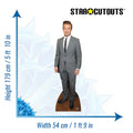 David Beckham (Suit) Height 179cm Lifesize Cardboard Cutout, alternate view