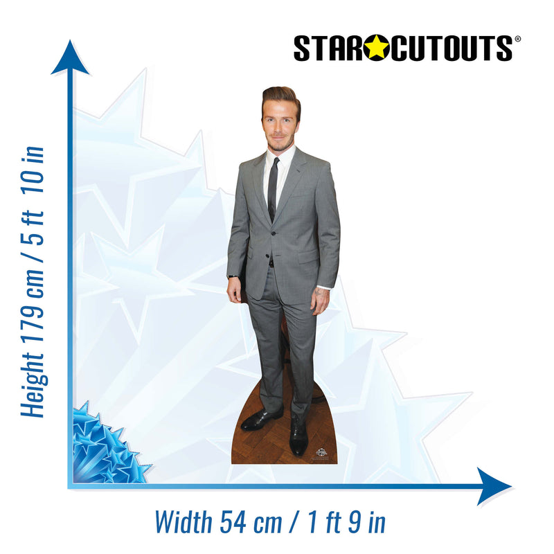 David Beckham (Suit) Height 179cm Lifesize Cardboard Cutout, alternate view