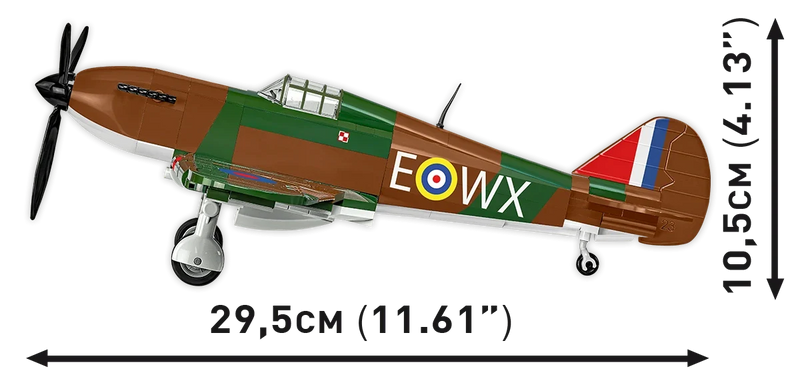 Cobi 5762 World War II Hawker Hurricane 375 pcs - Image 7