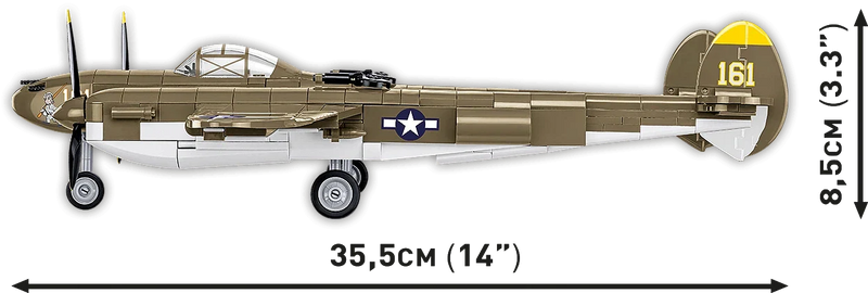 Cobi 5763 World War II Lockheed P 38 Lightning 652 pcs - Image 7