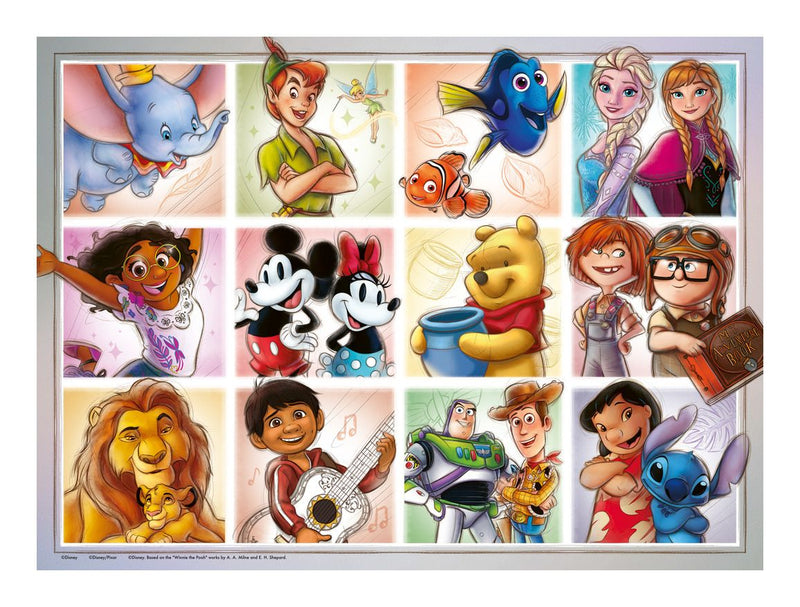 Disney Multicharacter 100 Piece XXL Jigsaw Puzzle - Image