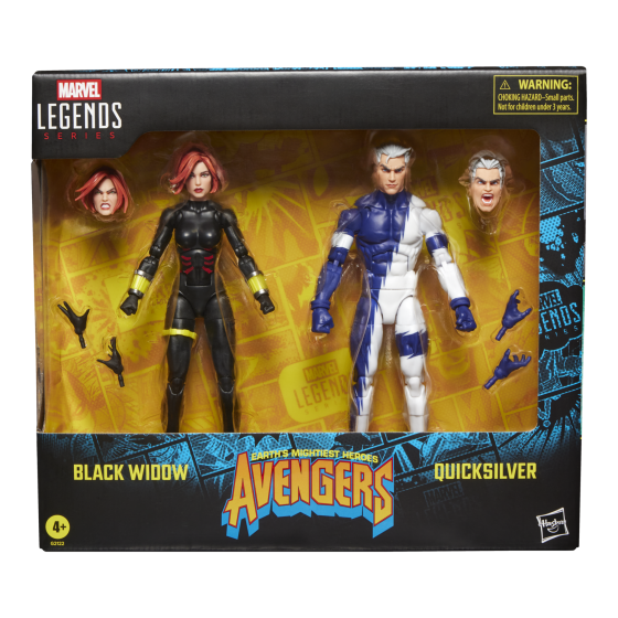 Marvel Legends Series Black Widow and Quicksilver