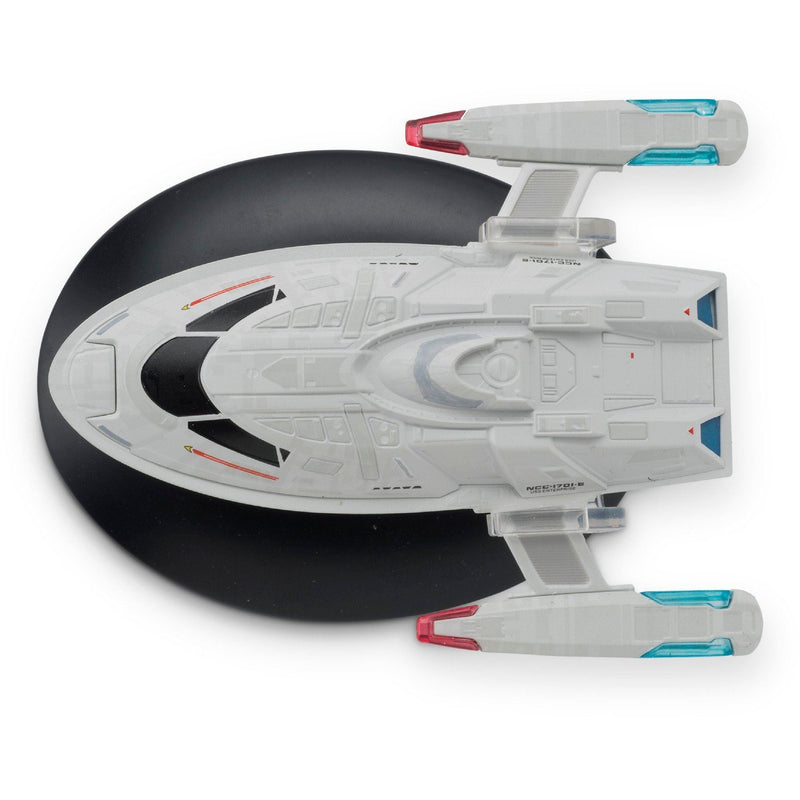 U.S.S. Enterprise NCC-1701-E Captain's Yacht (Cousteau) Starship Model Die Cast Ship (Star Trek), packaging shot