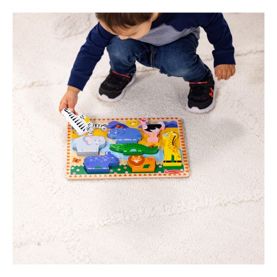 Melissa & Doug - Chunky Puzzle In Tray (Case of 6)