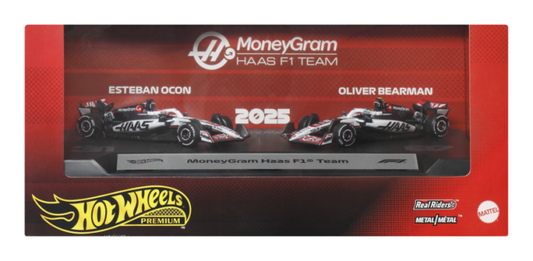 Hot Wheels Premium Formula 1 2-Pack: Haas