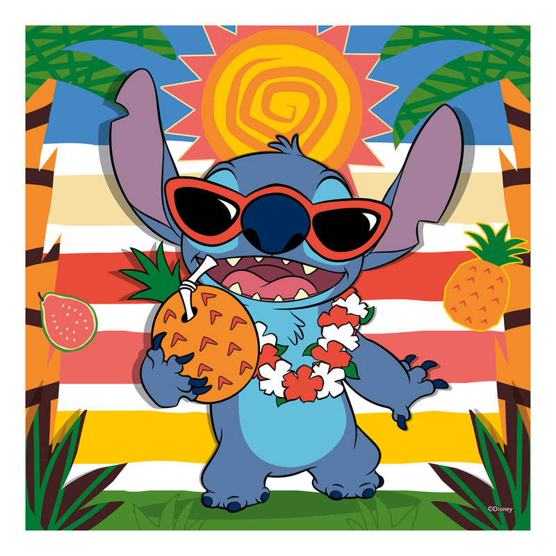 Disney Stitch 3x 49 Piece Jigsaw Puzzles
