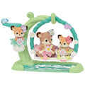 Sylvanian Families Deer Babies Floral Swing Set Toy for Ages 3 and Up, packaging shot