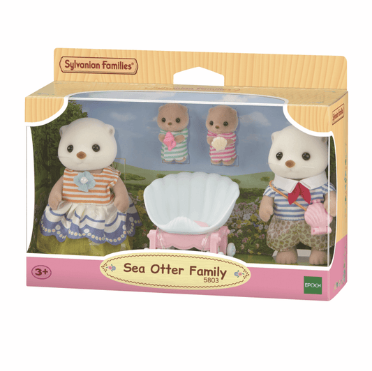Sylvanian Families Sea Otter Family Toy Playset for Ages 3 and Up collectible from Curious Minds