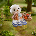 Sylvanian Families Sea Otter Family Toy Playset for Ages 3 and Up, in display