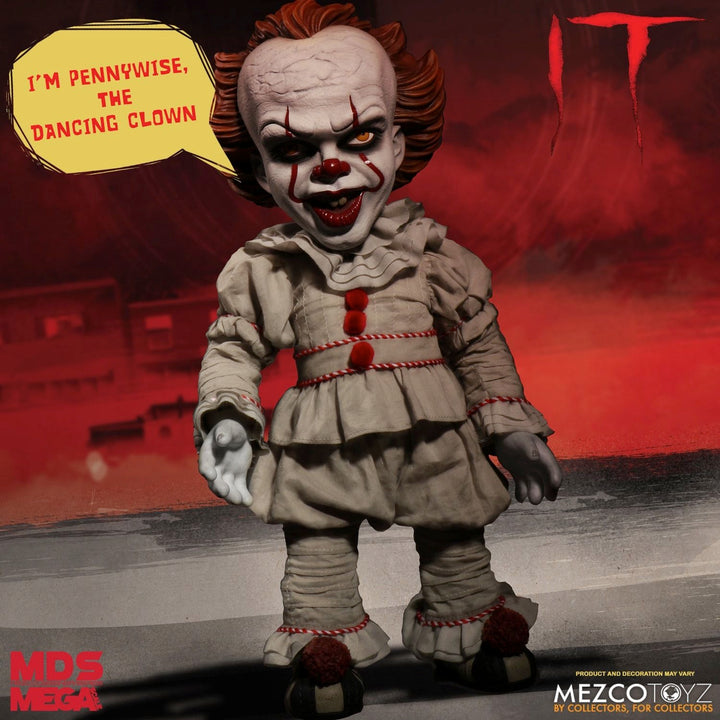 IT 2017 Pennywise 15" Mds Mega Scale Figure With Sound