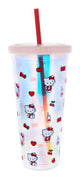 Hello Kitty Beaker & Straw