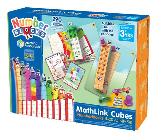 Mathlink Cubes Numberblocks 11 20 Activity Set