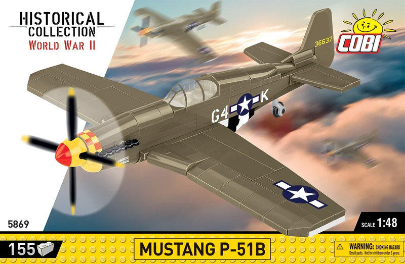 Cobi 5869 World War II Mustang P 51B 155 pcs - Image 2