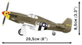 Cobi 5869 World War II Mustang P 51B 155 pcs - Image 5