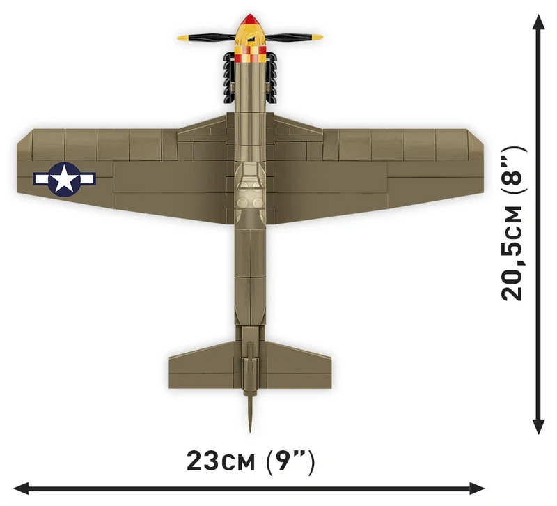 Cobi 5869 World War II Mustang P 51B 155 pcs - Image 6