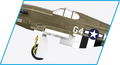 Cobi 5869 World War II Mustang P 51B 155 pcs - Image 4