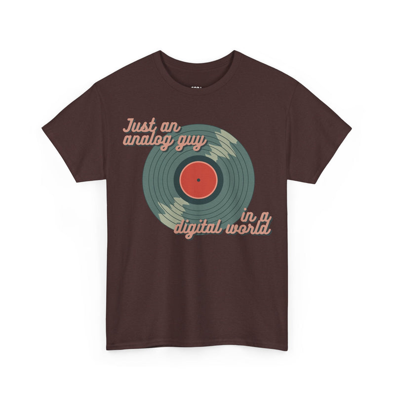 'Just an Analog Guy, In a Digital World' Men's T-Shirt, product detail