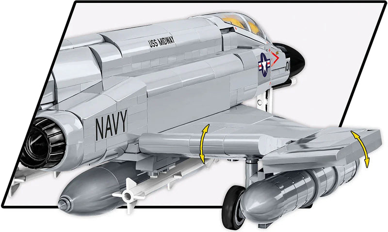 Cobi 5897 Armed Forces F 4 Phantom 703 pcs - Image 8