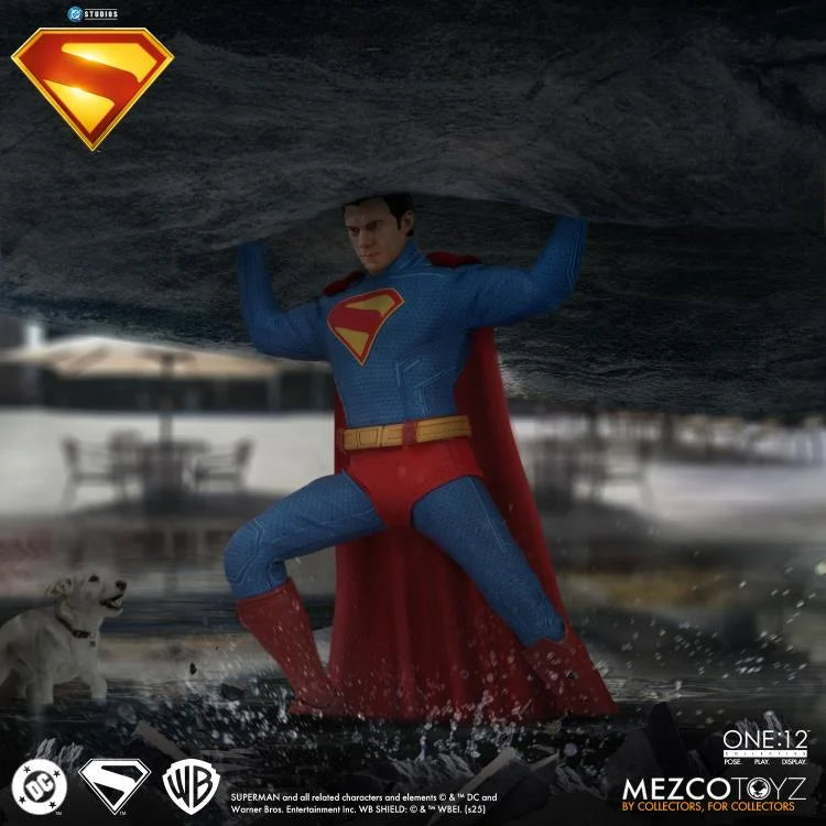 Superman (2025): Superman and Krypto DC Studios One:12 Collective Action Figure (Pre-Order May 2026)