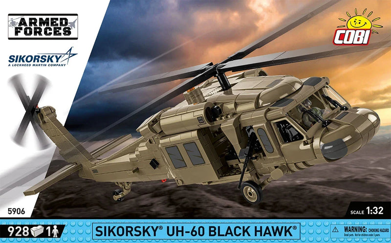 Cobi 5906- Armed Forces Sikorsky UH-60 Black Hawk 928 pcs