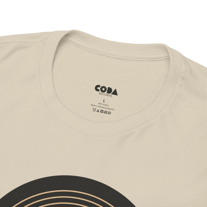 Vinyl Record Logo Men's T-Shirt, showing reverse