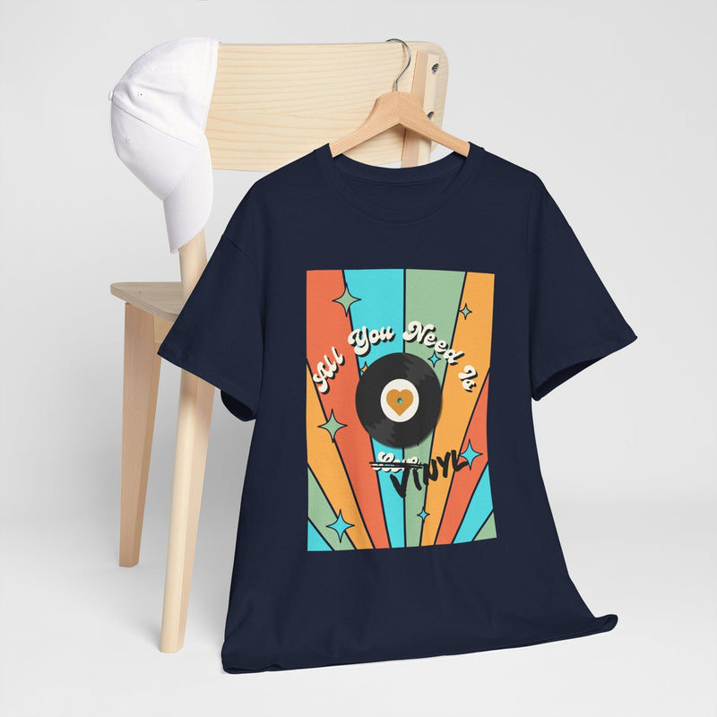 'All You Need Is Vinyl' T-Shirt, rear view