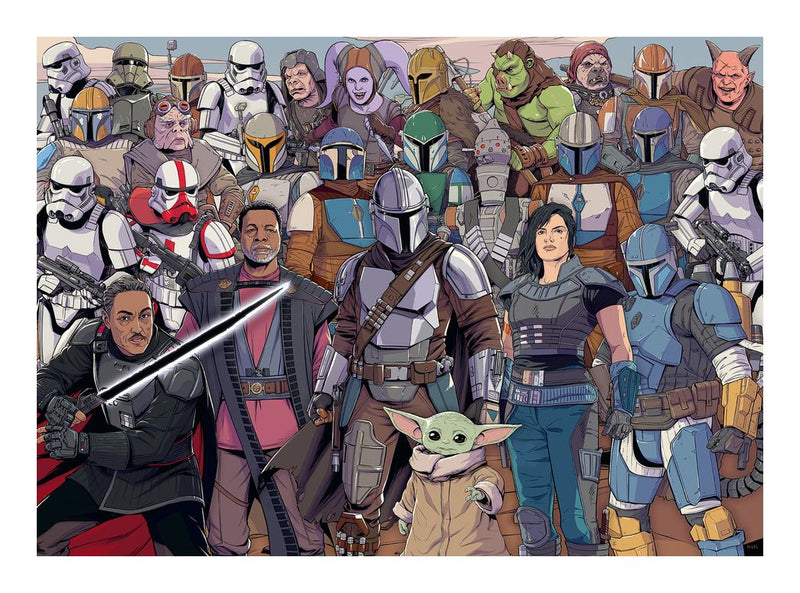 Challenge - The Mandalorian 1000 Piece Jigsaw Puzzle - Image