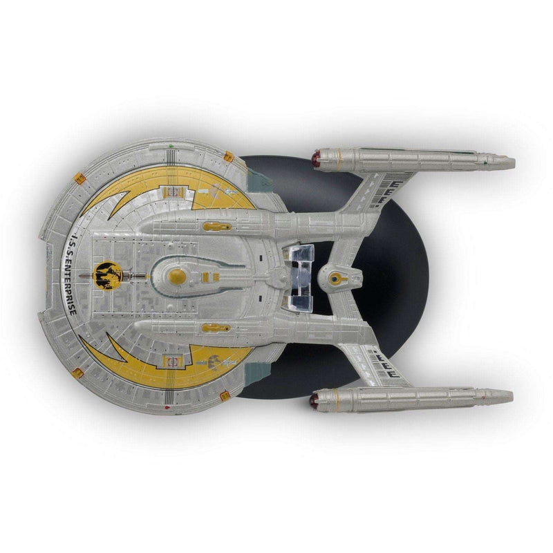 I.S.S. Enterprise NX-01 Mirror Universe Model Die Cast Ship BONUS ISSUE M2 (Eaglemoss / Star Trek), size reference