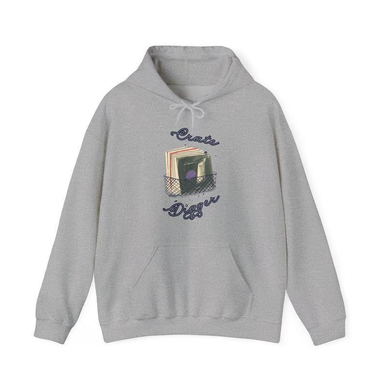 'Crate Digger' Men's Hoodie, in display