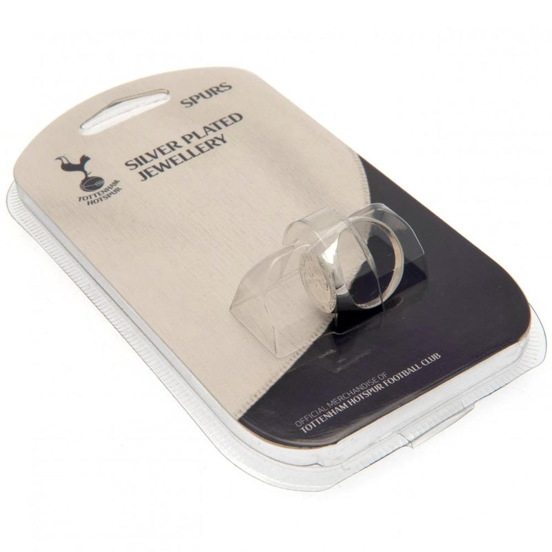 Tottenham Hotspur FC Silver Plated Crest Ring Medium, alternate view