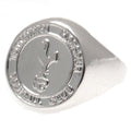 Tottenham Hotspur FC Silver Plated Crest Ring Medium collectible from Infinity Collectibles 2026