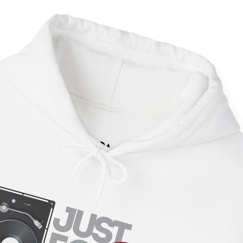 'Just for the Record' Men's Hoodie, additional view