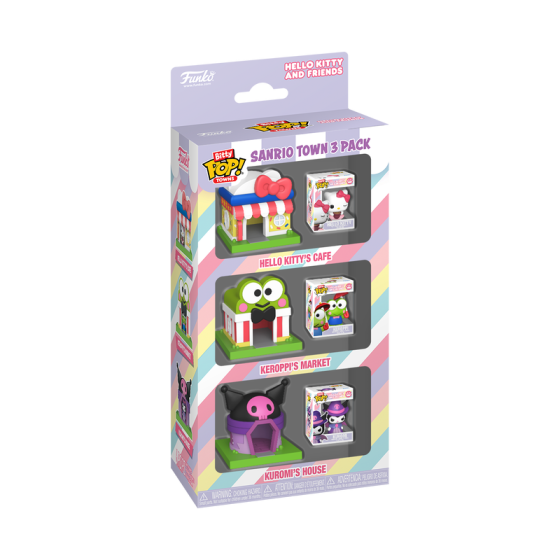 Sanrio 3 Pack - Sanrio Town Funko Bitty Pop! Town Vinyl Figures