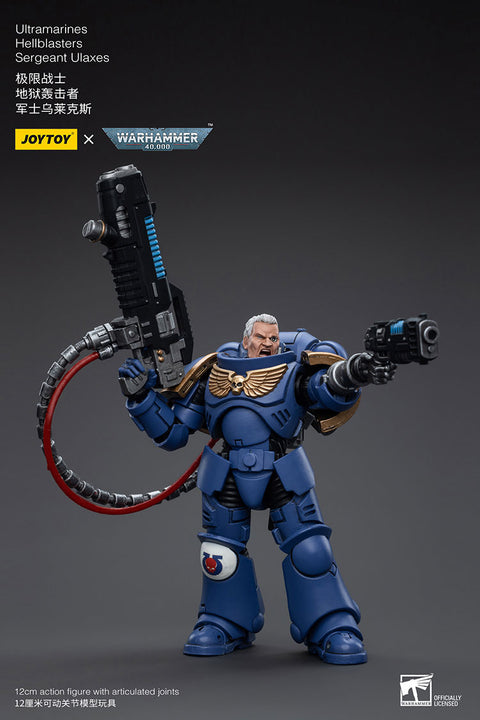 Warhammer 40K 1/18 Scale Ultramarines Hellblasters Sergeant Ulaxes