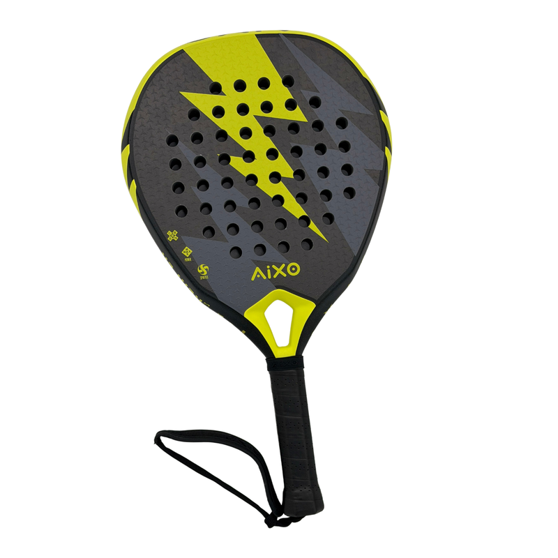Aixo Insane Bolt Padel Racket 18k Carbon RL-B12, close-up detail