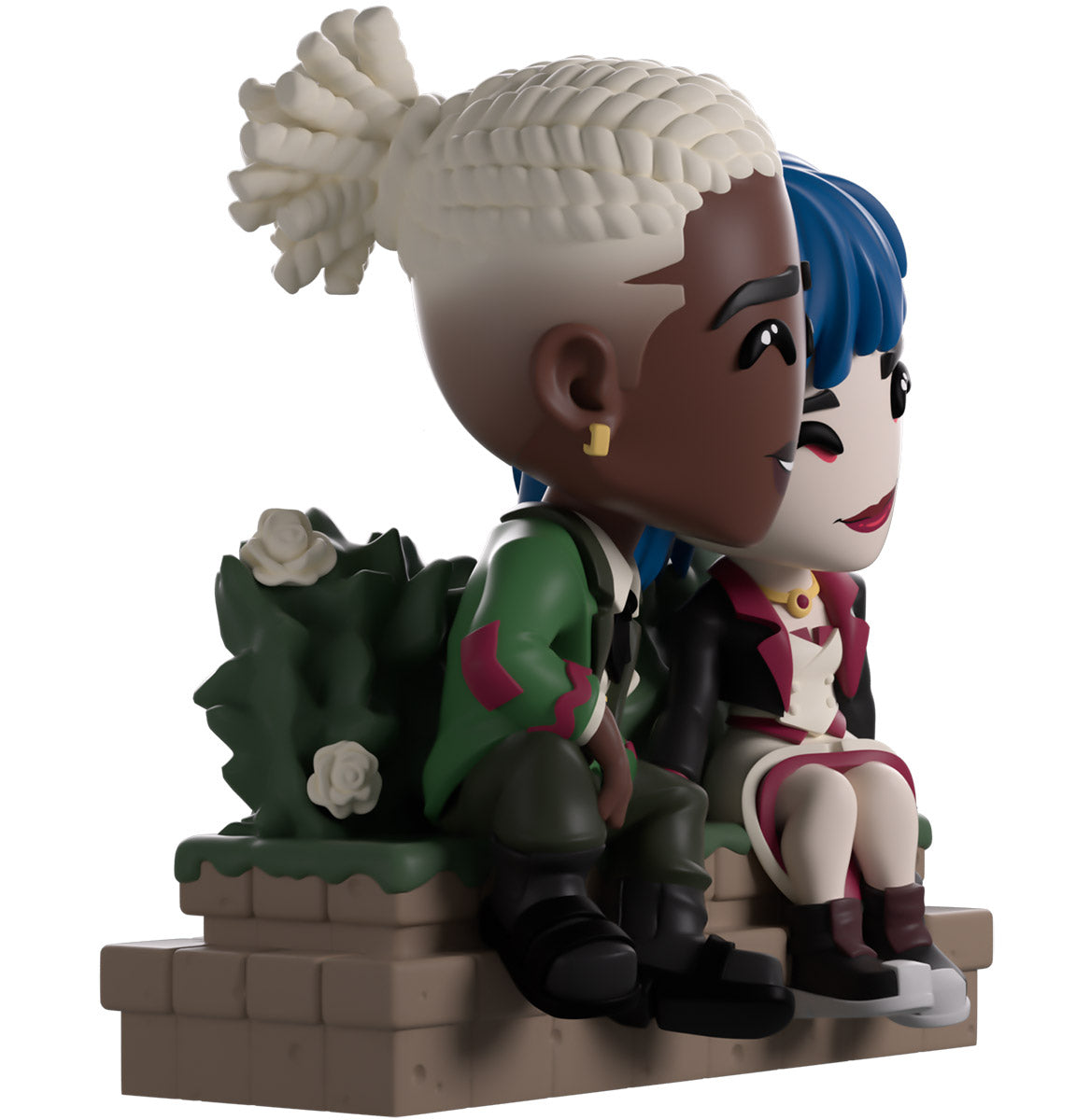 Youtooz Vi Caitlyn Ekko Powder Arcane Vinyl Figures 2 Pack Bundle