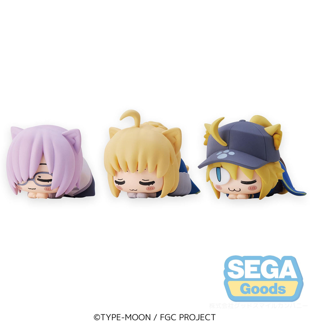 Ohiruneko Mash Kyrielight / Altria Pendragon / Mysterious Cat X Fate/Grand Carnival MP Mini Figure Set