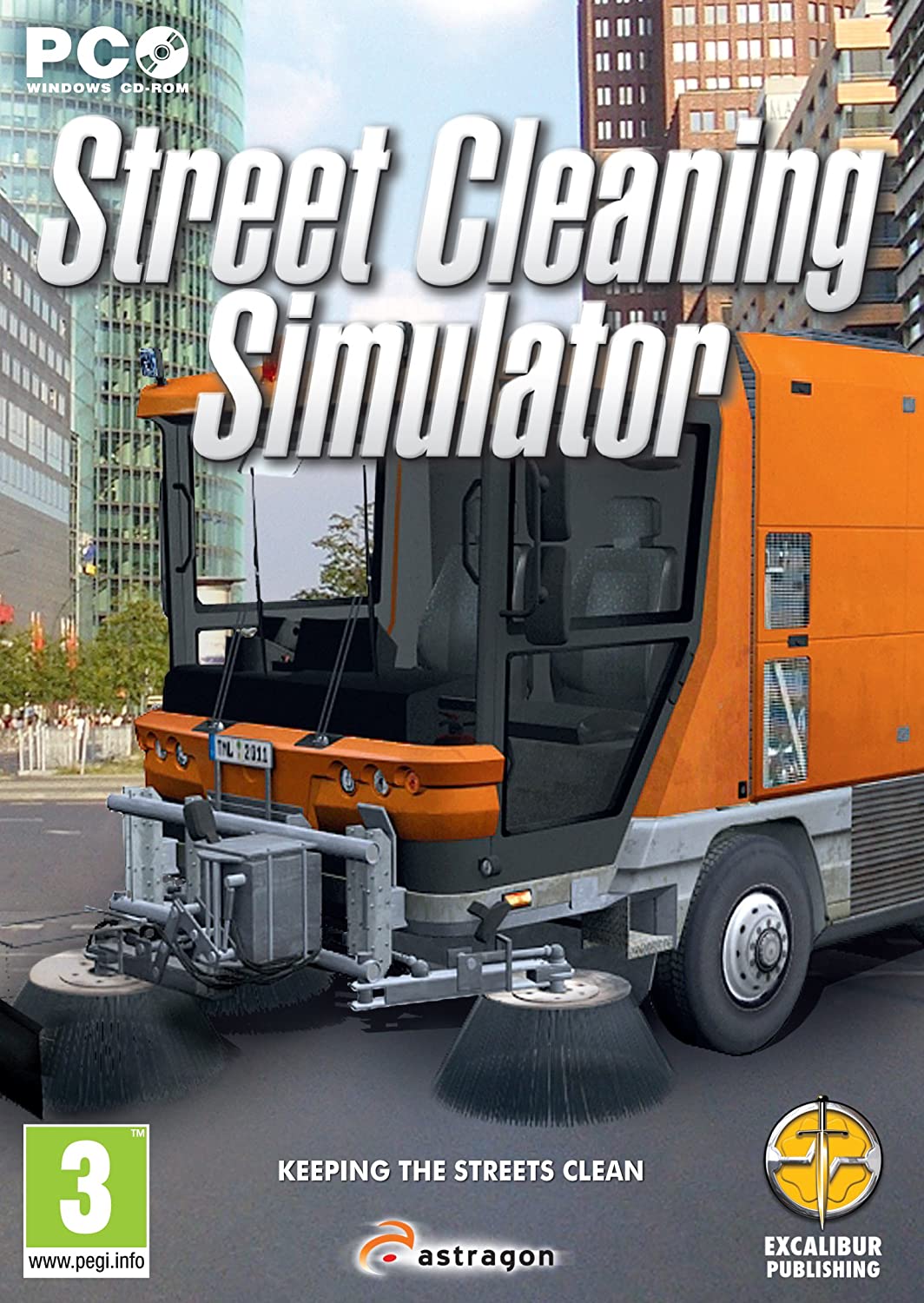 Street Cleaning Simulator City Cleaning Career PC DVD Game
