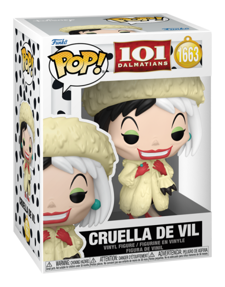 Pop! Vinyl 101 Dalmatians Cruella De Vil